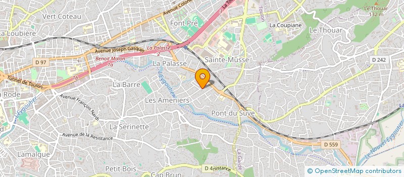 localisation de l'entreprise LOGO  TOULON