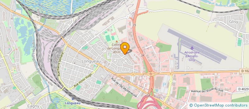 localisation de l'entreprise LOGO DAGO  LONGUEAU