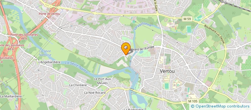 localisation de l'entreprise LOGO VERTOU  VERTOU