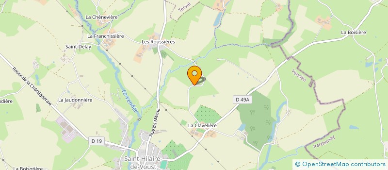 localisation de l'entreprise LOGOBRODEURS à SAINT-HILAIRE-DE-VOUST