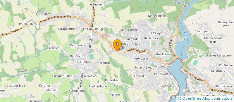 localisation de l'entreprise LOGODEN  AUDIERNE