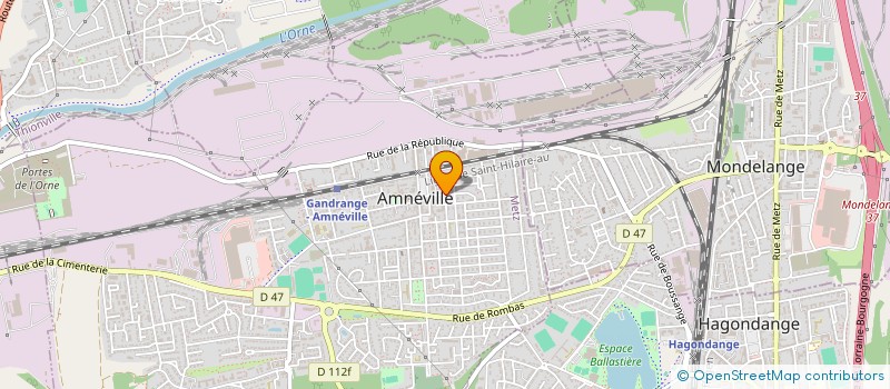 localisation de l'entreprise LOGODYS  AMNEVILLE