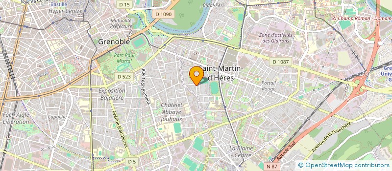 localisation de l'entreprise LOGOE CONSEIL SARL à SAINT-MARTIN-D'HERES