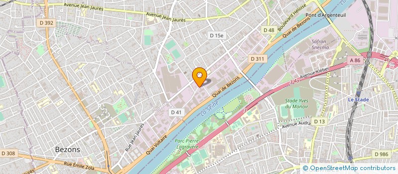 localisation de l'entreprise LOGOPROM SA à ARGENTEUIL