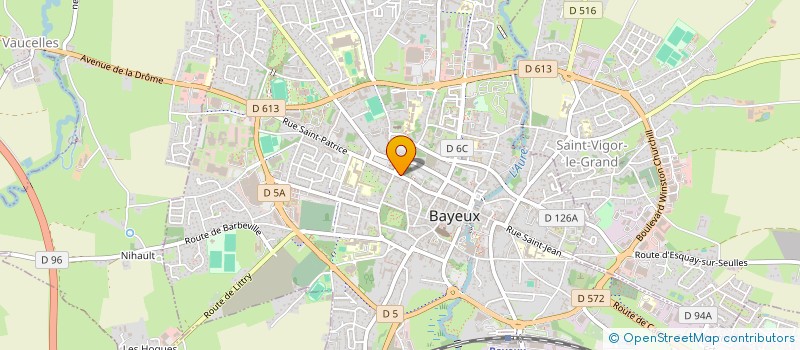 localisation de l'entreprise LOGOS à BAYEUX