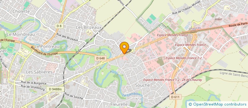 localisation de l'entreprise LOGOS à NIORT