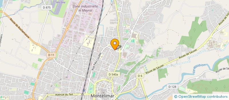 localisation de l'entreprise LOGOS  MONTELIMAR