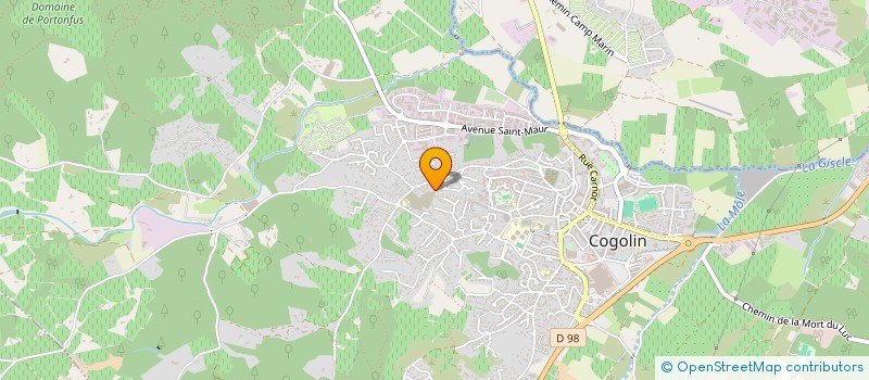 localisation de l'entreprise LOGOS  COGOLIN