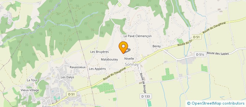 localisation de l'entreprise LOGOS-KECEL  SONNAY