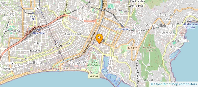 localisation de l'entreprise LOGOS LEARNING à NICE