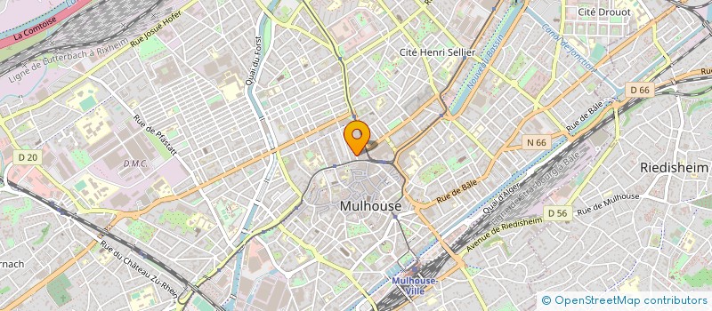 localisation de l'entreprise LOGOS PUBLICATIONS à MULHOUSE