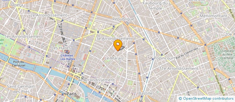 localisation de l'entreprise LOGOS V à PARIS