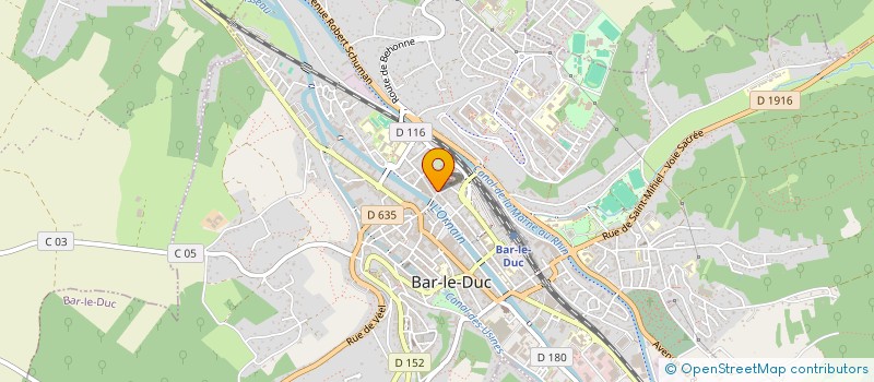 localisation de l'entreprise LOGOSPHERES à BAR-LE-DUC