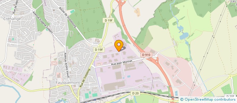 localisation de l'entreprise LOGOTECH à FAULQUEMONT