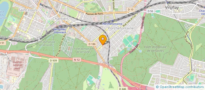 localisation de l'entreprise LOGOTEL à VERSAILLES
