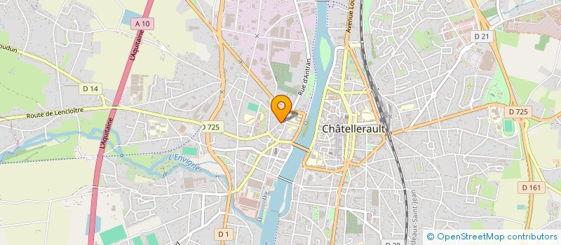 localisation de l'entreprise LOGOTIQUE INTERNATIONALE  CHATELLERAULT
