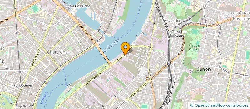 localisation de l'entreprise LOGS TRUST  BORDEAUX