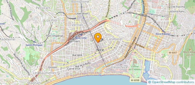 localisation de l'entreprise LOGSHOP à NICE