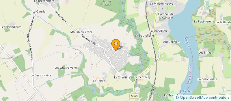 localisation de l'entreprise LOGSOLIS à LA CHAPELLE-SUR-ERDRE