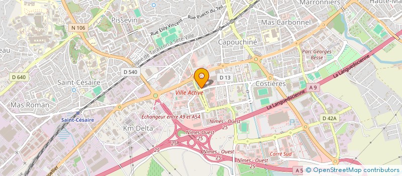 localisation de l'entreprise LOGUI  NIMES