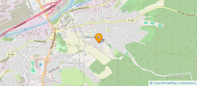 localisation de l'entreprise LOGUISS  ETUPES