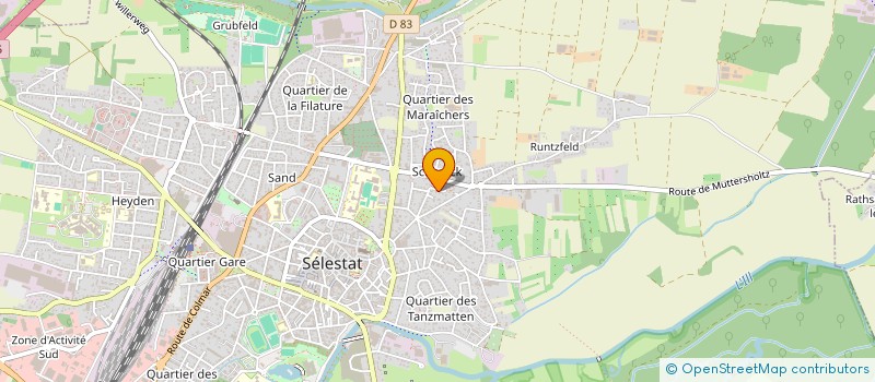 localisation de l'entreprise LOGWENGA  SELESTAT