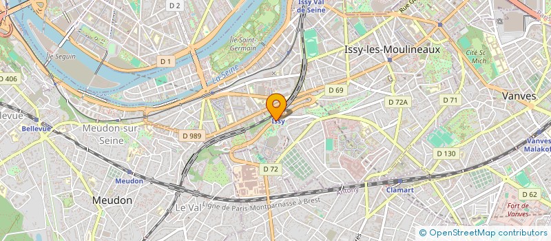 localisation de l'entreprise LOGXAIN à ISSY-LES-MOULINEAUX