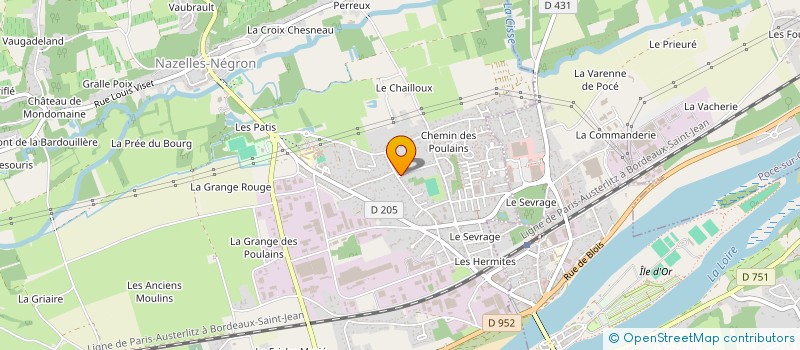 localisation de l'entreprise LOGYC  NAZELLES-NEGRON