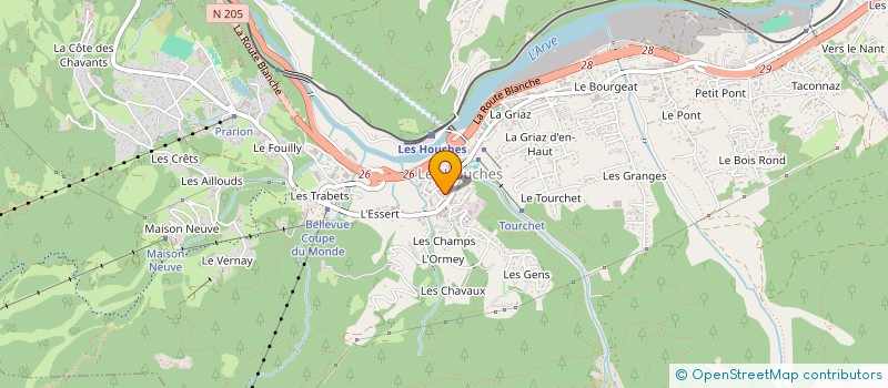 localisation de l'entreprise LOGYTHA SARL  LES HOUCHES