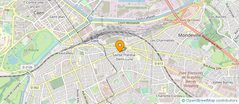 localisation de l'entreprise LOGYV à CAEN