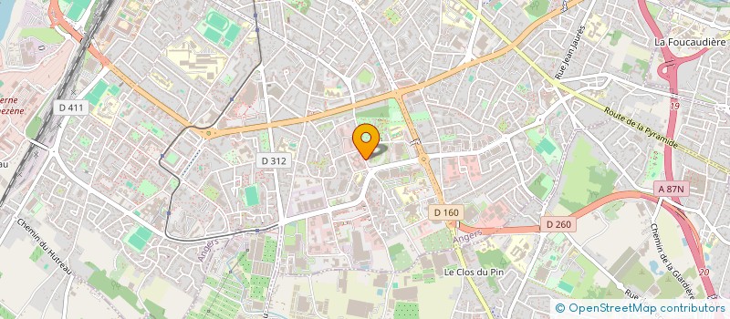 localisation de l'entreprise LOGYVA à ANGERS