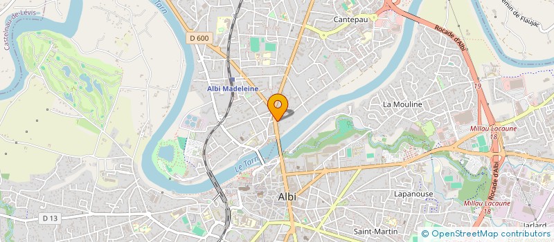 localisation de l'entreprise LOHAN à ALBI