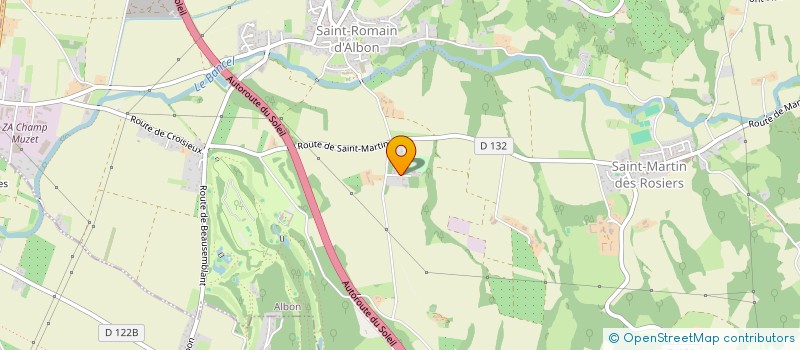 localisation de l'entreprise LOHAN DES BUIS à ALBON