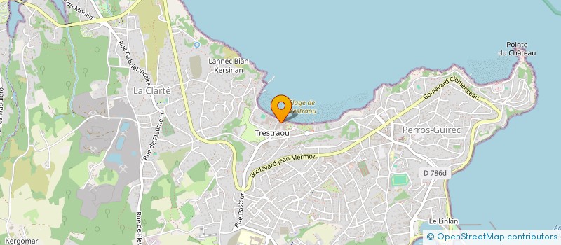 localisation de l'entreprise LOHANGEL  PERROS-GUIREC