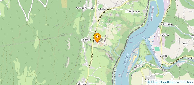 localisation de l'entreprise LOHER  CORBONOD