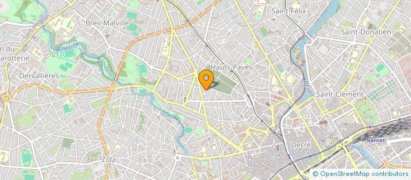 localisation de l'entreprise LOHEREN à NANTES