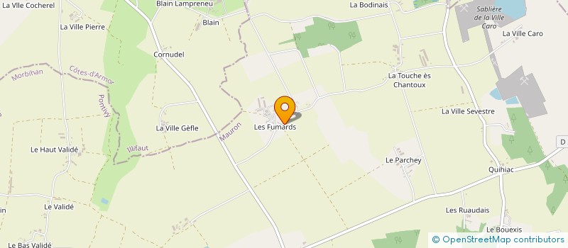 localisation de l'entreprise LOHIGNON à MAURON