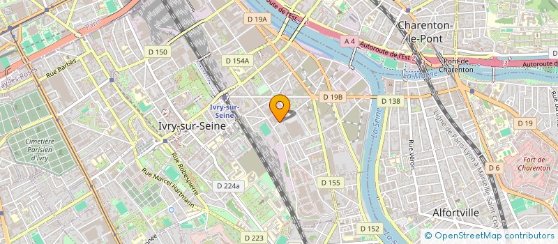 localisation de l'entreprise LOHMEIER FRANCE à IVRY-SUR-SEINE