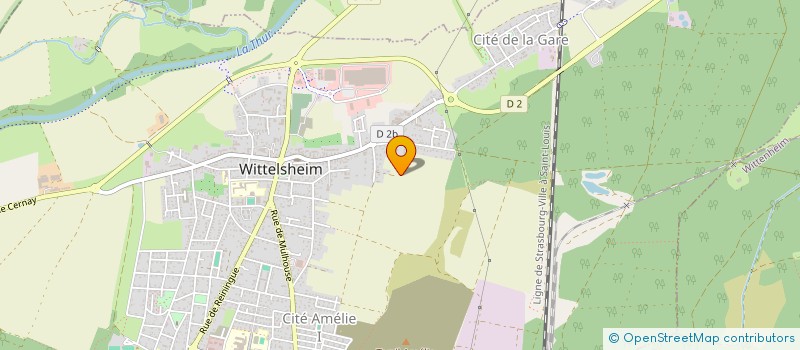 localisation de l'entreprise LOHNYX MASTER  WITTELSHEIM