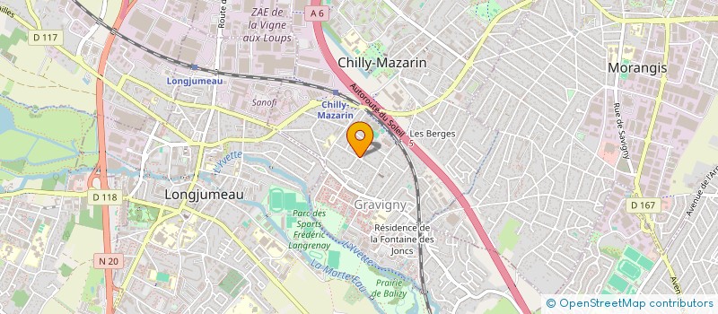 localisation de l'entreprise LOHTAN SCI à CHILLY-MAZARIN