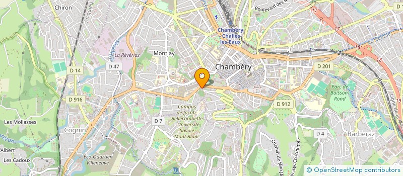 localisation de l'entreprise LOI ET ORDRE - ASSOCIATION D'ARTS DE DEFENSE ET SECURITE (LOADS)  CHAMBERY