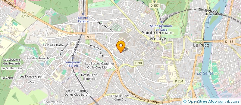 localisation de l'entreprise LOIC DEL PERUGIA LUNETIER  SAINT-GERMAIN-EN-LAYE