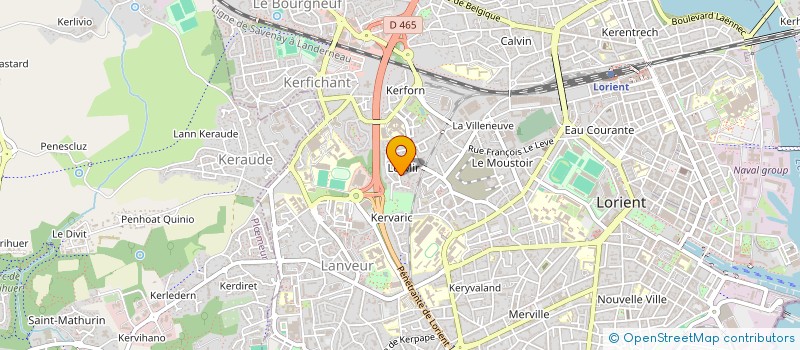 localisation de l'entreprise LOIC FEURTE PAYSAGE à SAINT-EVARZEC