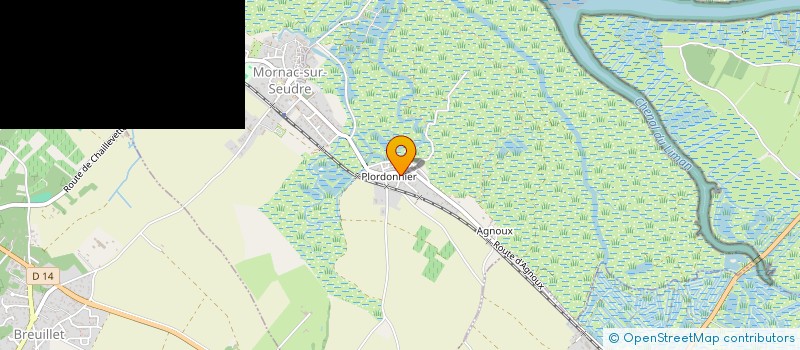 localisation de l'entreprise LOIC GOULEVANT PLOMBIER CHAUFFAGISTE  MORNAC-SUR-SEUDRE