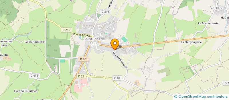 localisation de l'entreprise LOIC HENRY  SAINT-PIERRE-EGLISE