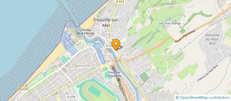localisation de l'entreprise LOIC IMMOBILIER  TROUVILLE-SUR-MER