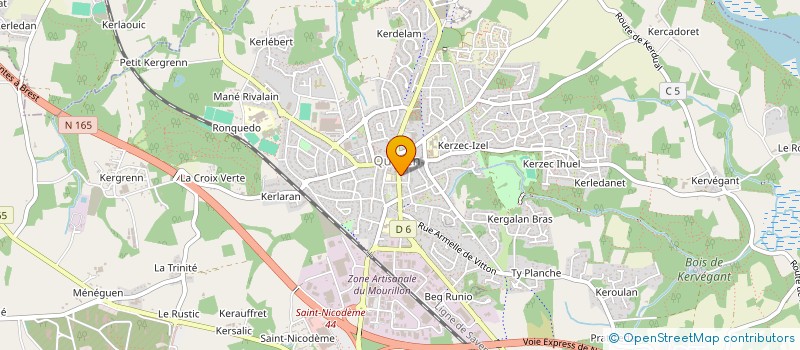 localisation de l'entreprise LOIC & JEAN  QUEVEN