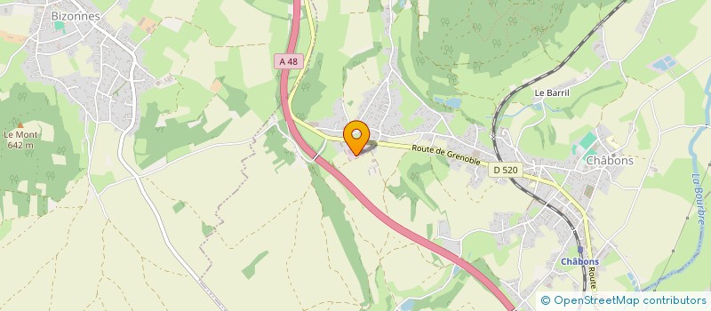 localisation de l'entreprise LOIC MICOUD  CHABONS