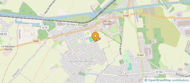 localisation de l'entreprise LOIC QUEVA  AUCHY-LES-MINES