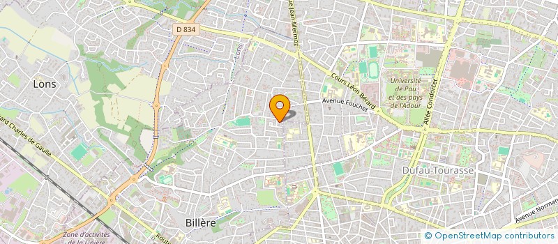 localisation de l'entreprise LOIC SATCHE  BILLERE